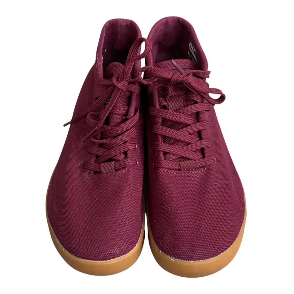 NOBULL High Top Canvas Trainer Cabernet Burgundy Gum‎ Sole Mens 8.5 Womens 10